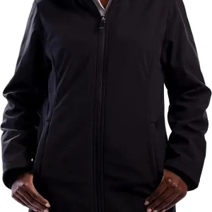 Penny Winter Rain Coat for Women - 19 Hidden Pockets - Soft Shell Water Repellent Jacket for Travel & More