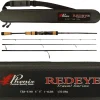 Phenix Rods Redeye Trout/Fly / 8' / 4 PC / 1-6 LB LINE Rating/Moderate/Fast Taper Action / 1/32-1/8 OZ Lure Weight/Essex SIC Guides/Phenix Custom Reel SEAT/Custom Cork & EVA Handle