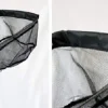 Pond Fish Net with a 3' (100cm) Foot Handle 8 Inch Net Head, Water Garden Koi Fish Pond Skimming Net for Small Koi and Debris
