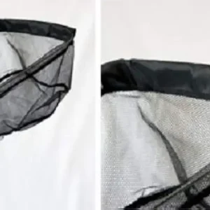 Pond Fish Net with a 3' (100cm) Foot Handle 8 Inch Net Head, Water Garden Koi Fish Pond Skimming Net for Small Koi and Debris