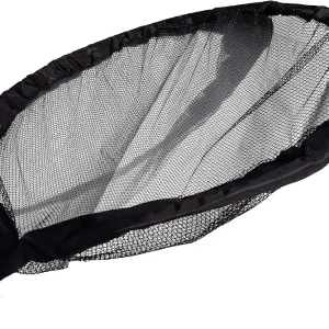 PondH2o Heavy Duty 30 Inch Diameter Round Koi Pan Net System with Telescopic Pole, Koi, Carp, Ornamental Fish Professional Handling Shallow Net, Safe Transfer Netting