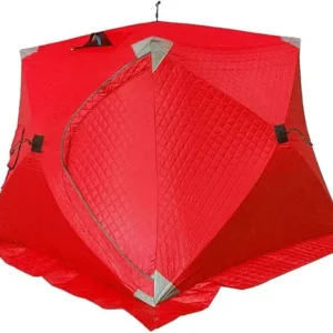 Portable 3 Person Ice Fishing Tent Lightweight Tent, Insulated Ice Fishing Shelter Ice Fishing Shanty for Ice Fishing Camping Travel (A 180x180x140cm)