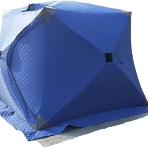 Portable 3 Person Ice Fishing Tent Lightweight Tent, Insulated Ice Fishing Shelter Ice Fishing Shanty for Ice Fishing Camping Travel (B 180x180x140cm)