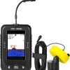 Portable Fish Finder, Water Handheld Fish Depth Finder Sonar Kayak Boat Fishfinder Transducer Fishing LCD Display