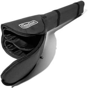 Portable Fly Fishing Dual Rod & Reel Complete Protection Storage Carrying Case