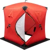 Portable Ice Fishing Tent, Fishing Shelter, Thermal Ice Fishing Tent, Thickening Warmth Retaining Design Portable Ice Fishing Shelter Used in Parks, Backyards, Snowfields