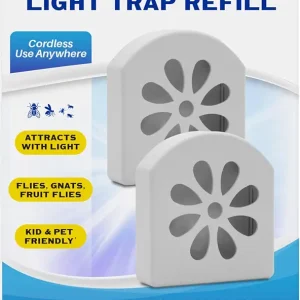 Portable Insect Trap Refill, Sticky Flying Insect Trap (2 Refill Cartridges)