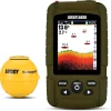 Portable Sonar Fish Finder Boat Depth Fishing Fish Finders Waterproof Handheld Wireless Fishing Finder Kayak Transducer Depth Finders for Ice Fishing Sea