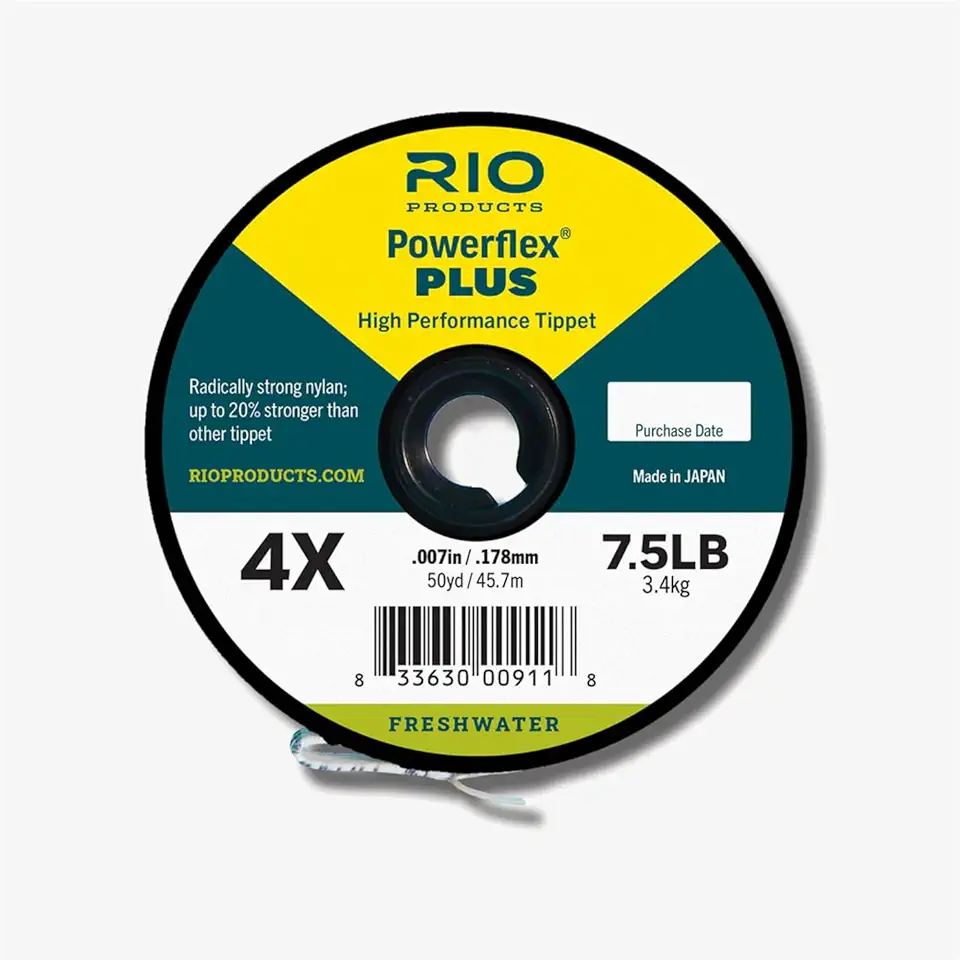 Powerflex Plus Freshwater Tippet - Strong Nylon Fly Fishing Tippet - 30YDS