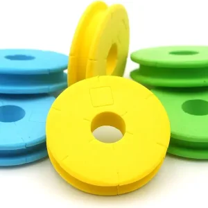 Premium EVA Foam Tenkara Line Holders (Multi-Color 6 Pack) / Euro Nymph Leader Rig Holders