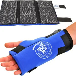 Pro Ice Wrist Cold Therapy Ice Wrap - Instant Relief Ice Pack Fit for Left & Right - Adjustable Straps, Long-Lasting Cooling - Universal Fit - Multipurpose & Reusable - 1 Ice Wrap Included - PI 300