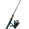 ProFISHiency Micro Spinning Reel and 2-Piece Fishing Rod Combo - Pre-Spooled Spinning Reels