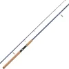 Progressive Glass Fishing Rods, Spinning & Casting Rods, Strong, 100% Phenolic Glass Blanks 2Pcs Pack from 5�6� to 10�, Stainless Steel Guide, Durable P-Cork Handles
