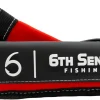 ProSix Rod Sleeve � Hook-Resistant Neoprene Covers for Superior Durability - Color-Coded Rod Storage or Organization - Floating Material (Baitcasting, Red)