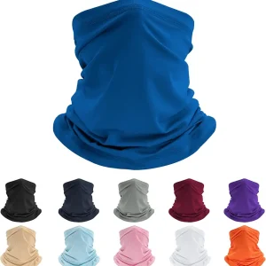 Pukavt Neck Gaiter Face Cover Mask Breathable Unisex Balaclava Sun Protection Cool Lightweight Windproof