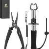 Pullther Fish Lip Gripper,Fishing Pliers,Muti-Function Fishing Gear,Fishing Pliers Gripper Saltwater Fishing Tools, Fly Fishing, Ice Fishing Gift for Men