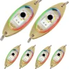QualyQualy 6pcs LED Fishing Lures Deep Drop Fishing Lights Underwater Flasher Lights Bass Halibut Walleye Lures Attractant