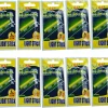 QualyQualy Clip-On Fishing Glow Sticks for Pole, Fishing Rod Tip Light Fishing Pole Light Sticks Bulk Kit 100 Pcs 20 Pcs