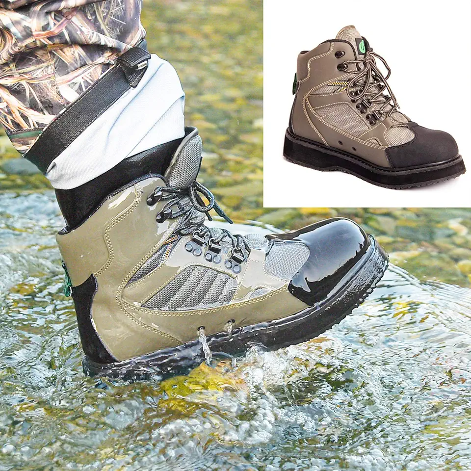 Quick-Dry Wading Boots with Felt Sole or Rubber Sole