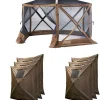 Quick-Set Escape Sky Screen Canopy Shelter + 6 Pack of Wind and Sun Panels