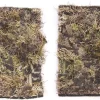 Quiet Wear Men's Fingerless Camo Grass Gloves