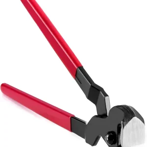 QWORK Hoof Nipper, 14" Heavy Duty Farrier Nippers with Plastic Grip, 1 Pack