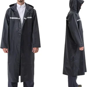 Rain Coats for Adults Rain Ponchos with Hoods Man Lightweight Raincoats Long Waterproof Jacket Windbreaker for Men Women