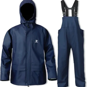 Rain Suits for Men Waterproof Rain Jacket Coat Pants Heavy Duty Women Fishing Rain Gear Workwear