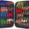 Raprance Fly Fishing Flies Kit with Fly Box?48/64/66/100 Fly Fishing Flies Assortment for Bass Trout Salmon Fishing