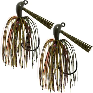 Reaction Tackle Tungsten Flipping Jig for Bass Fishing � Weedless Design with 97% Pure Tungsten Jig Head Fishing Lures - Bass, Pike, Walleye, Muskie and More (2-Pack)