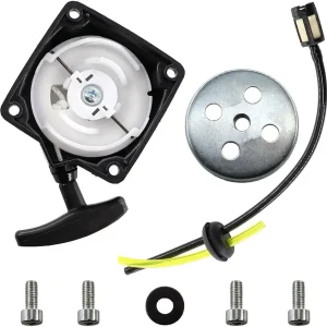 Recoil Pull Start Starter Fuel Line Kit for M43Q8 M43Q10 43cc Ice Augers