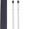 REDCAMP Aluminum Adjustable Camping Tarp Poles, Set of 2, 90" Telescoping Lightweight Tent Poles for Shelter, Hammock Rain Fly, Awning