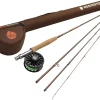Redington Original Fly Fishing Kit, 9 Foot Rod, Crosswater Reel, Fly Line, Leader, & Carrying Case