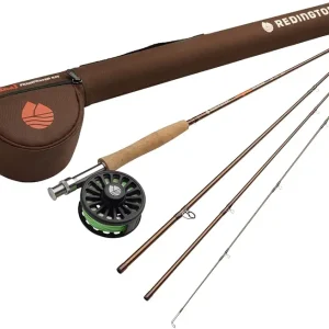 Redington Original Fly Fishing Kit, 9 Foot Rod, Crosswater Reel, Fly Line, Leader, & Carrying Case