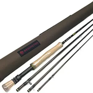 Redington Path Fly Fishing Rod with Tube, 4 Pieces, Medium Fast Action Freshwater Fly Rod, Case Included