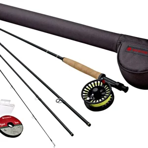 Redington TOPO Fly Fishing Outfit - Ready to Fish Bundle - Fly Rod, Reel, Line, Leader, & Carry Case