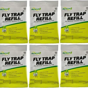RESCUE! Reusable Fly Trap Refill � Outdoor Use - 6 Pack