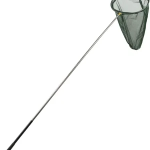 RESTCLOUD Professional Insect and Butterfly Net with 14" Ring, 26" Net Depth, 59" Telescopic Handle Full Extends to 73" Stainless Lockable (73" Long, Green)