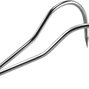 Retractable Fishing Gaff Stainless Steel, Telescopic 8mm Screw Fishing Spear Assorted Gig Harpoon Gaff Hooks, Fish Frog Gig Ice Fishing Fish Gaffs Replaceable Harpoons Rakes