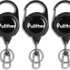 Retractable Keychain,Fly Fishing Accessories,Fishing Lanyard with 360 Degree Rotation Buckle,Badge Reel,for Fly Fishing Vest,Badge Holders Retractable