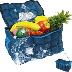Reusable Ice Packs & Cooler Bag for Lunch Box, Outdoor Adventures, Sports Recovery - Quick-Freeze Technology,High-Capacity Absorbing Cold Boxs & Ice Packs for Coolers
