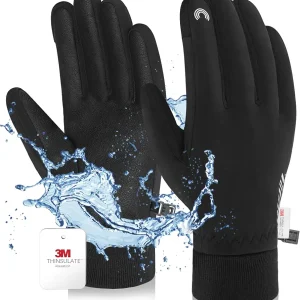 RIGWARL -10? 3M Completely Waterproof Gloves for Cold Weather, Winter Gloves 7 Layer Thermal Warm Men Women