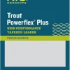 RIO Fly Fishing Power flex-Plus 7.5' 4X Fishing Leaders, Clear, Pack of 3