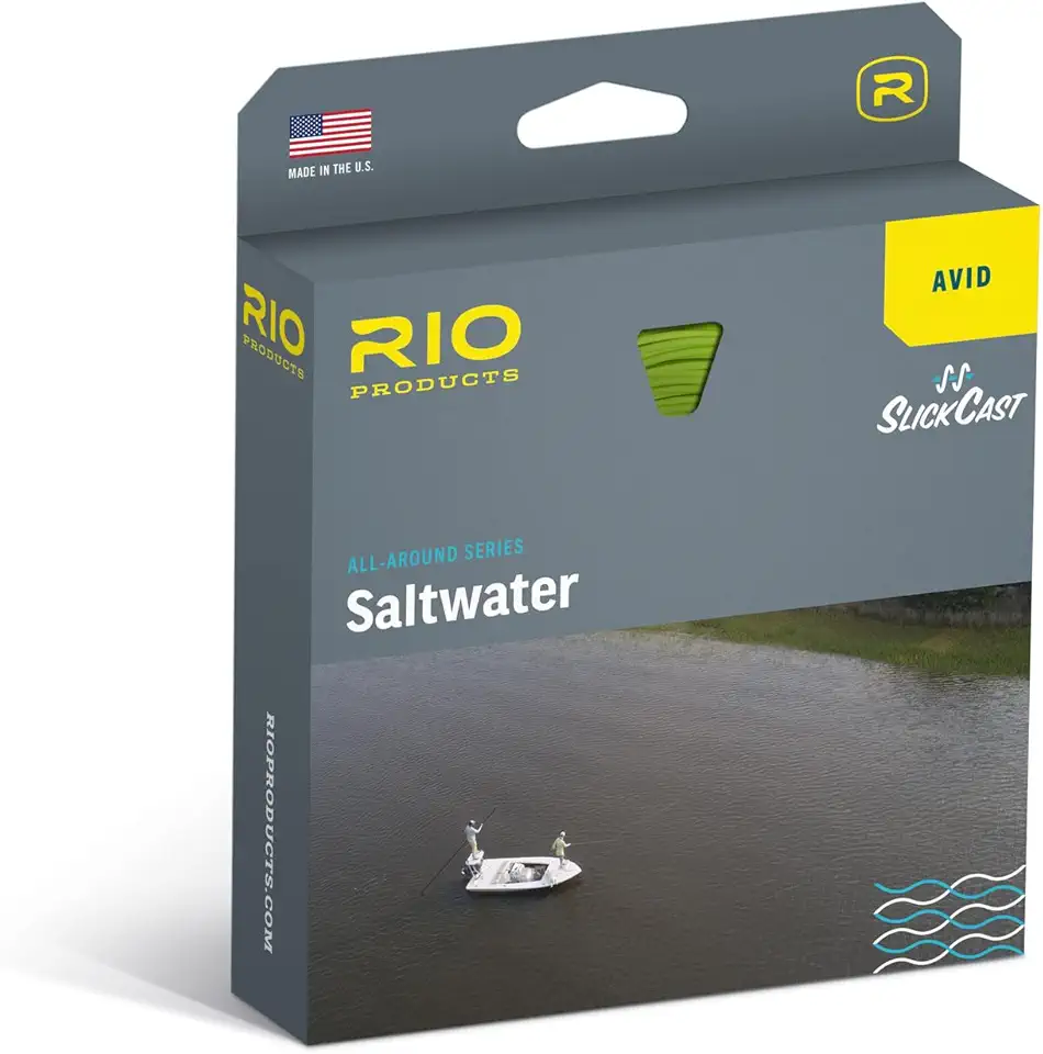 RIO Products Avid Saltwater Fly Line, SlickCast Easy Casting, Tropical Series, Bonefish & Tarpon