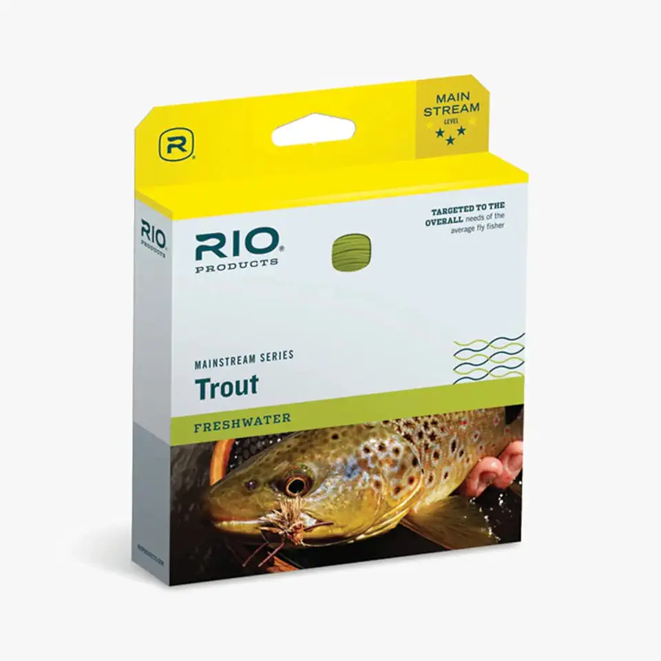 RIO Products Mainstream Trout Fly Line, Full Sinking Fly Line, Easy Casting