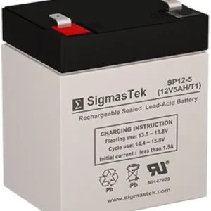 Ritar RT1250 Replacement Battery - 12 Volt 5 AH F1 Terminal by SigmasTek