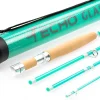 River Glass Fiberglass Fly Rod #3 6'9" Gorgeous Glacier