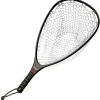 Riverruns Carbon Fiber Landing Net - Fly Floating Fishing Net with Soft Rubber Trout Net and Measuring Lines on The Handle - Lightweight and Durable