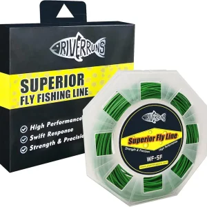 Riverruns Fly Fishing Floating Line with Welded Loop Weight Forward Fly Lines 85FT WF3 4 5 6 7 8F