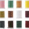 Riverruns Micro Glint Nymph Thread, Holo Flat Tinsel, Fluo Thread Fly Tying Material Proudly from Europe Trigger to The Fish